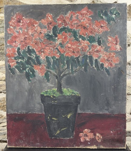 Huile sur toile - , signée