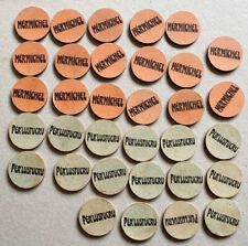 Lots 33 jetons en carton Lustucru : Mèr'Michel & Pèr'Lustucru