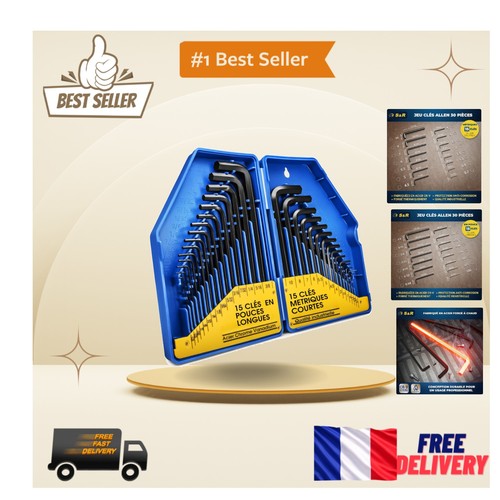 Jeu 30 clés allen - s&r,