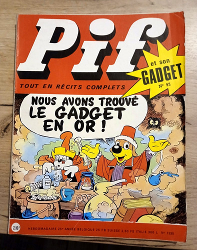 Pif gadget avec le - pif,