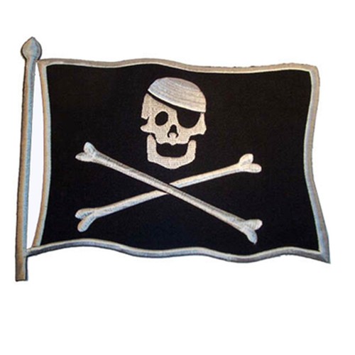 Patch ecusson drapeau pirate - patch,