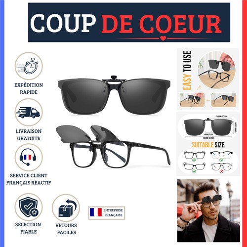 Clip solaire lunettes - , de
