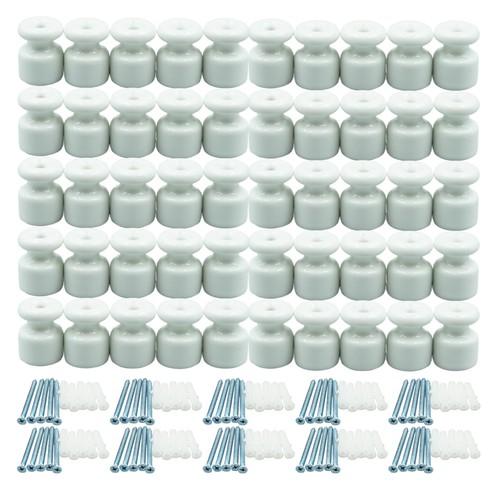 Lot isolateurs en - 50,