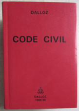 Code Civil Dalloz 1989-90 Jurisprudence Générale Dalloz 89è édition