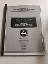 manuel d utilisation de coupe 60 62 et 72i de tondeuse frontale John Deere 1400