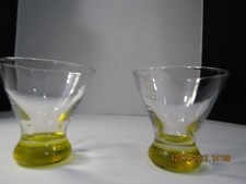 Set of 2 Bacardi Rum Yellow