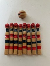 Jeu de quilles ancien pour poupées.