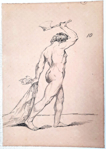 Masculin la hache - à,