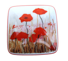 Concorde Air France Couvercle Coquelicot Michel-Henry Porcelaine Bernardaud