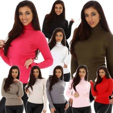 Femmes Mailles Fines Pull Col