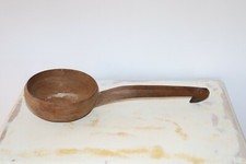 Ancienne grosse louche en bois art populaire 19ème déco chalet montagne campagne