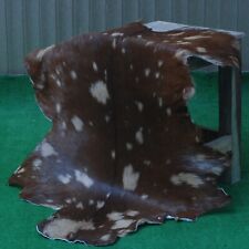 Main Tricolore Peau de Chèvre Tapis – 100% Naturel à Poils Cachette, Luxe