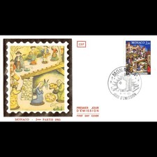 FDC - Noël 83 - Crèche