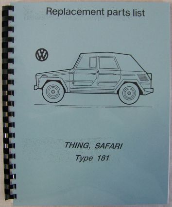 Thing safari type 181 - vw,