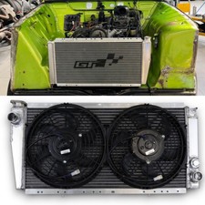 Radiateur ALU Renault 4L 4 R4 TRES Gros Volume Trophy Radiator Eau Aluminium