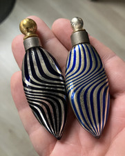 Lot 2 flacons parfum verre soufflé Murano ? Art glass