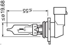 Ampoule, projecteur longue