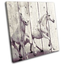Horse Painting Vintage Animals