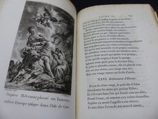 Les métamorphoses d'OVIDE, traduites en vers 1808 Desaintange 141 GRAVURES 4 vol