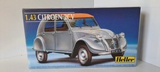 MAQUETTE 80175 HELLER CITROEN 2cv  PLASTIQUE a monter NB MINIATURE 1/43