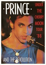 AFFICHE PRINCE AND THE REVOLUTION - UNDER THE CHERRY MOON TOUR 1986