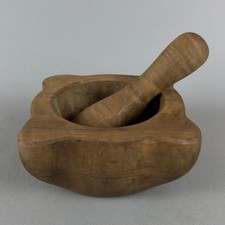 Mortier Avec Pilon En Bois