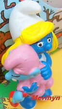 20192 Schtroumpfette et baby smurf pitufo puffo schtroumpf puffi Rare variante