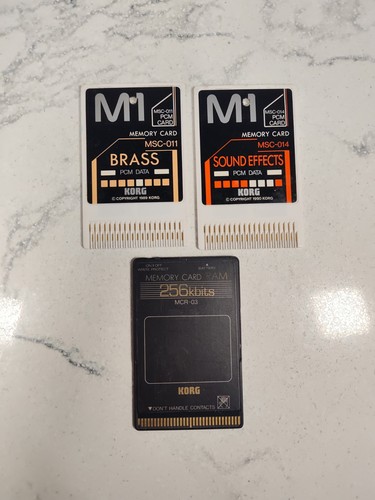 Korg memory cards brass - memory,