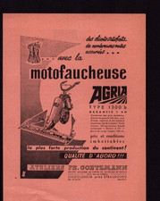LINGOLSHEIM (67) USINE / MACHINES de MOTOCULTURE AGRIA "GOETZMANN" Tract 1960