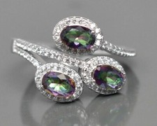 Topaze Mystique Bague 925