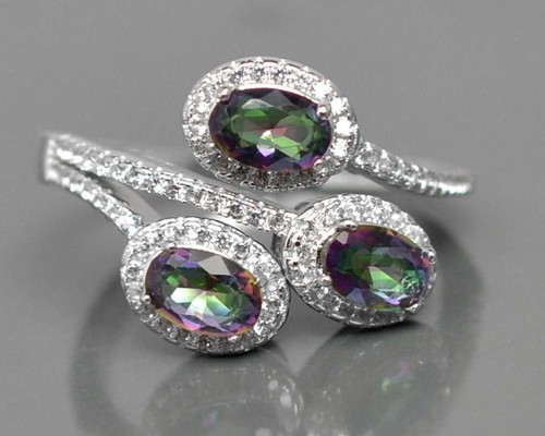 Topaze mystique bague 925 - topaze,