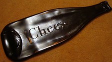 PRESSED GLASS WINE BOTTLE
