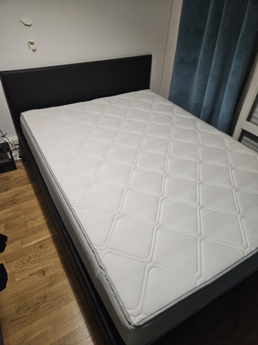 Lit coffre matelas 140x190 - lit,