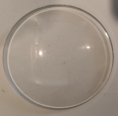 Ancien verre minéral - ancien, bombé