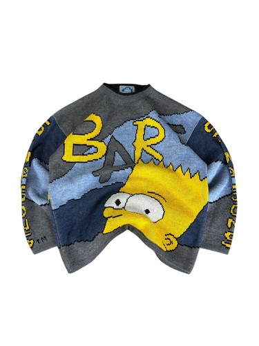 Pull rare gris jaune bleu - pull,