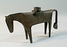 CHEVAL EN TOLE, statuette