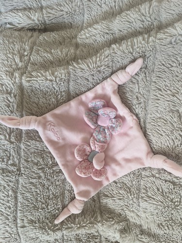 Doudou kaloo rose fleurs - kaloo,