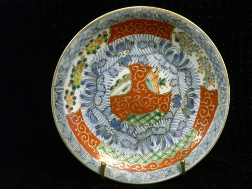 Antique blue asian - blue, china