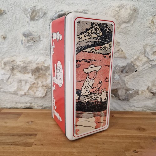 Boite metal tintin - metal,
