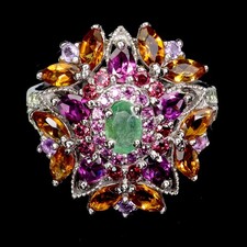 925 Bague en Argent Ovale