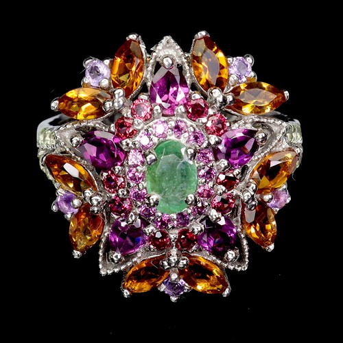925 bague argent ovale - en,