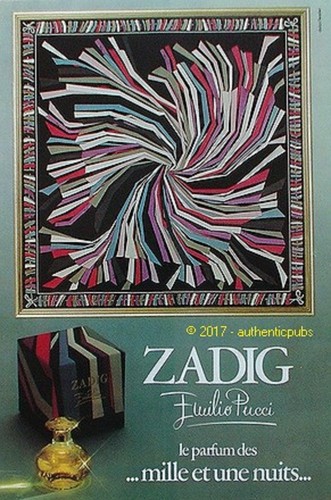 Publicite emilio pucci zadig - emilio,