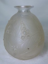 Vase au mimosa estampillé SABINO PARIS 11CM haut