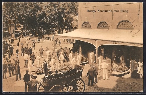 Carte postale horn marché - postale, horn,