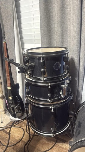 Ludwig pocket kit - black, wood