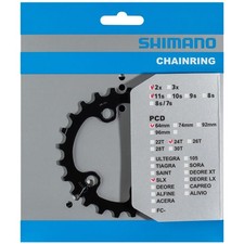 Plateau Shimano SLX FC-M7000 24 dents 11 vitesses VTT Gravel 64 mm BCD