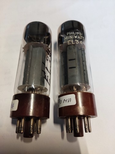 Tubes el34 6ca7 phillips - 2, el34-6ca7-phillips