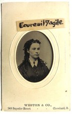 FERROTYPE photo jeune femme