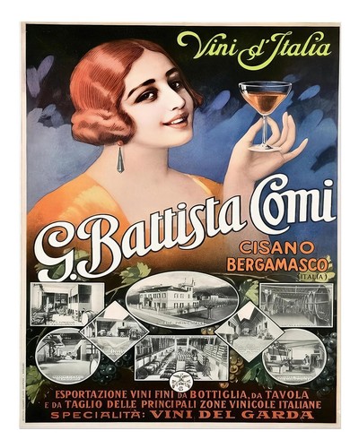 Affiche publicitaire vintage