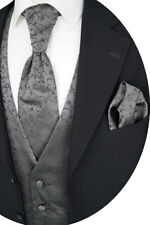 Beytnur Gilet Cravate Pochette de Mariage Cravate N° 17.7 Gr. 44-62 & 90-114